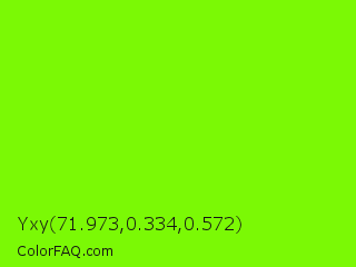 Yxy 71.973,0.334,0.572 Color Image