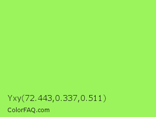 Yxy 72.443,0.337,0.511 Color Image