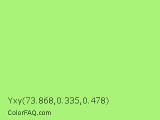 Yxy 73.868,0.335,0.478 Color Image