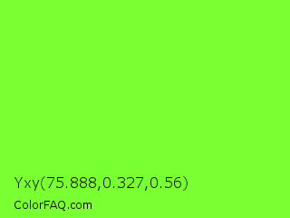 Yxy 75.888,0.327,0.56 Color Image
