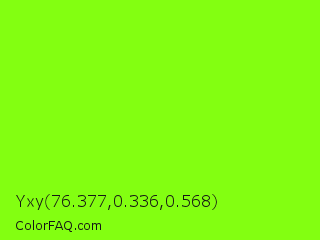 Yxy 76.377,0.336,0.568 Color Image