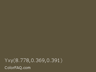 Yxy 8.778,0.369,0.391 Color Image