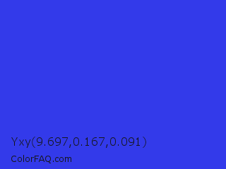 Yxy 9.697,0.167,0.091 Color Image