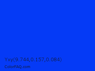 Yxy 9.744,0.157,0.084 Color Image