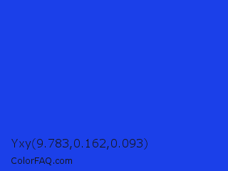 Yxy 9.783,0.162,0.093 Color Image