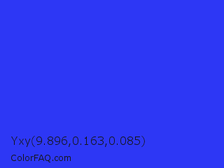 Yxy 9.896,0.163,0.085 Color Image