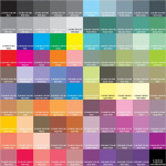 CMYK Color Table